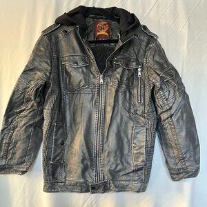 Ministry of Fashion Faux Leather Jacket Size L